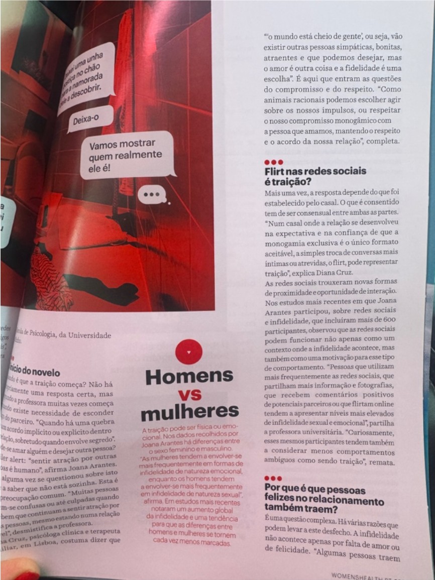 Continuação do artigo na Women's Health